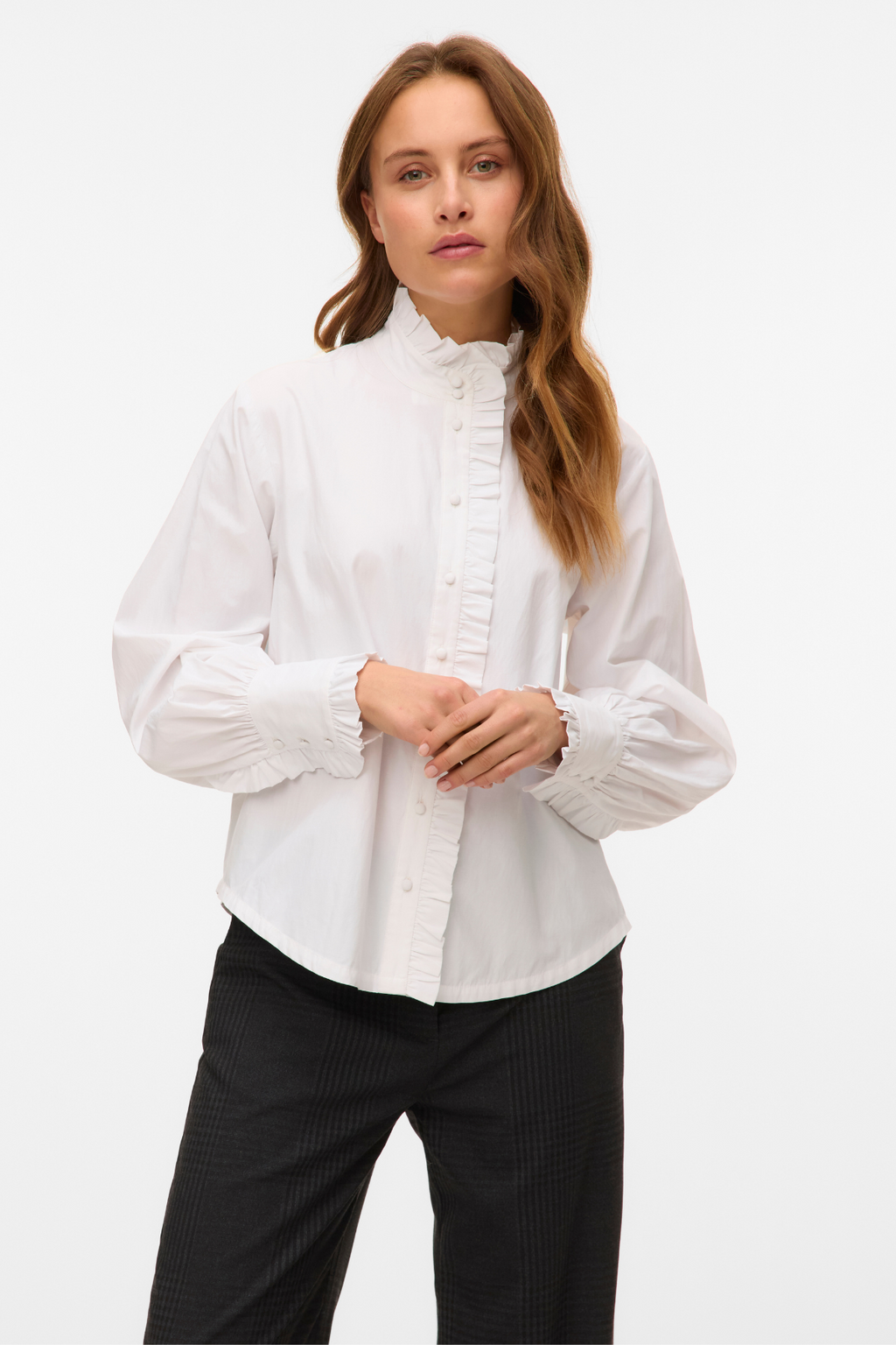 Fanni Ruffel Topp - Snövit