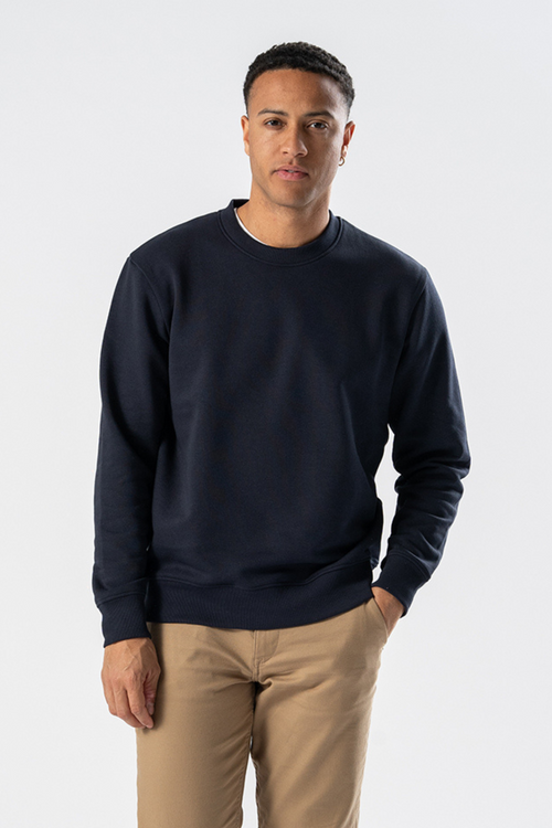 Sweatshirt Crewneck - Mörkblå