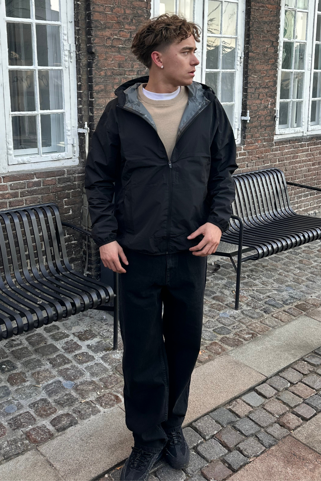 Vindjacka - Svart