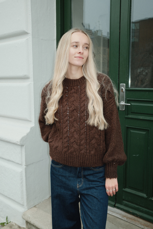 Emma Cable Knit - Choklad