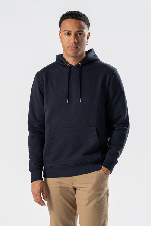 Sweatshirt Hoodie - Marinblå