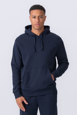 Essential Hoodie - Marinblå