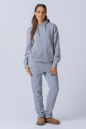 Essential Hoodie Sweatset för Kvinna - Grå