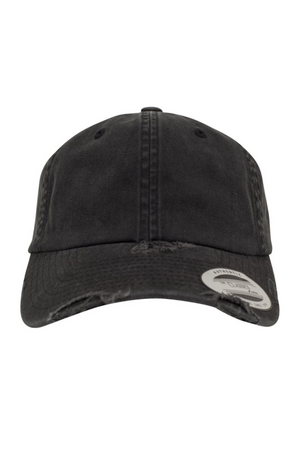 Low Profile Destroyed Cap - Svart