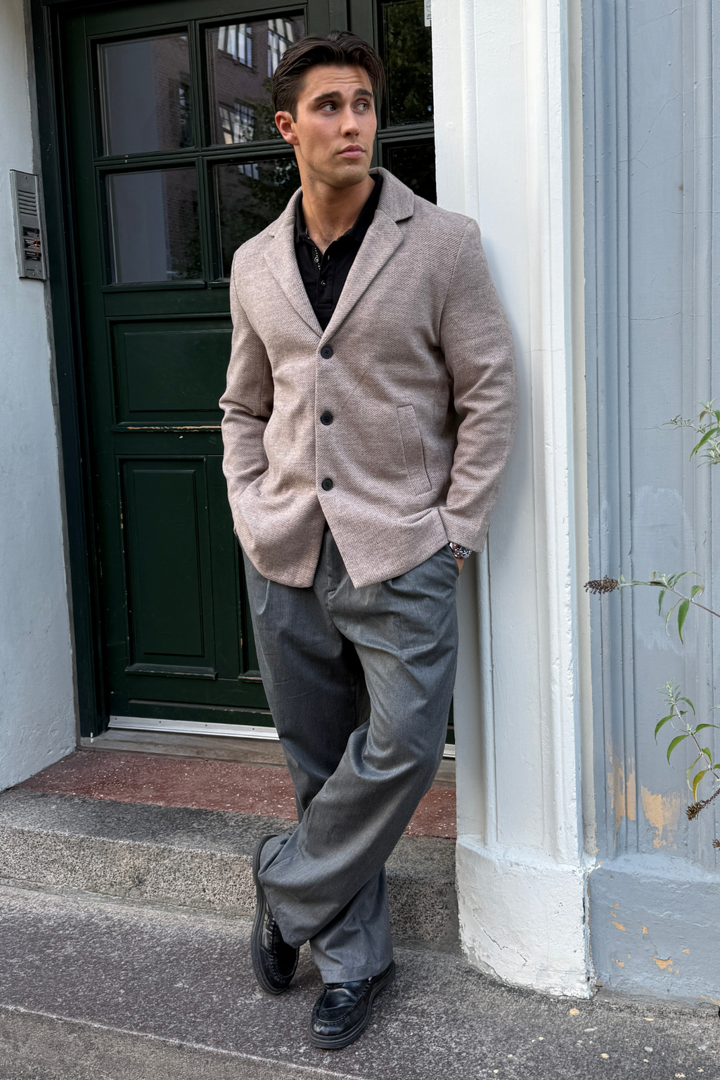 Klassisk kappa - Sand