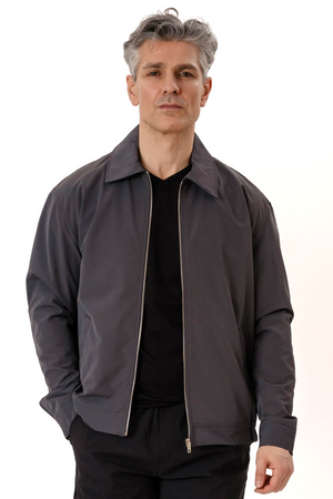 Milan Zipper Jacket - Indigoblå