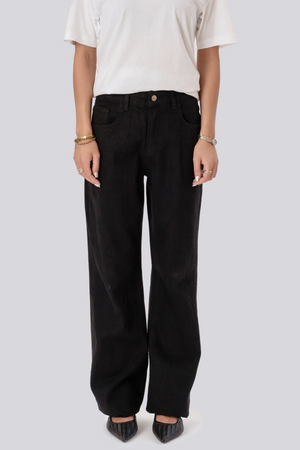 Erica Loose Jeans - Svart