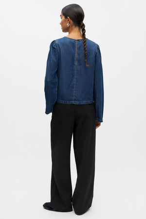 Frame Topp - Mörkblå Denim