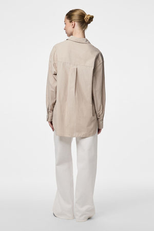 Melia Loose Shirt - Crockery