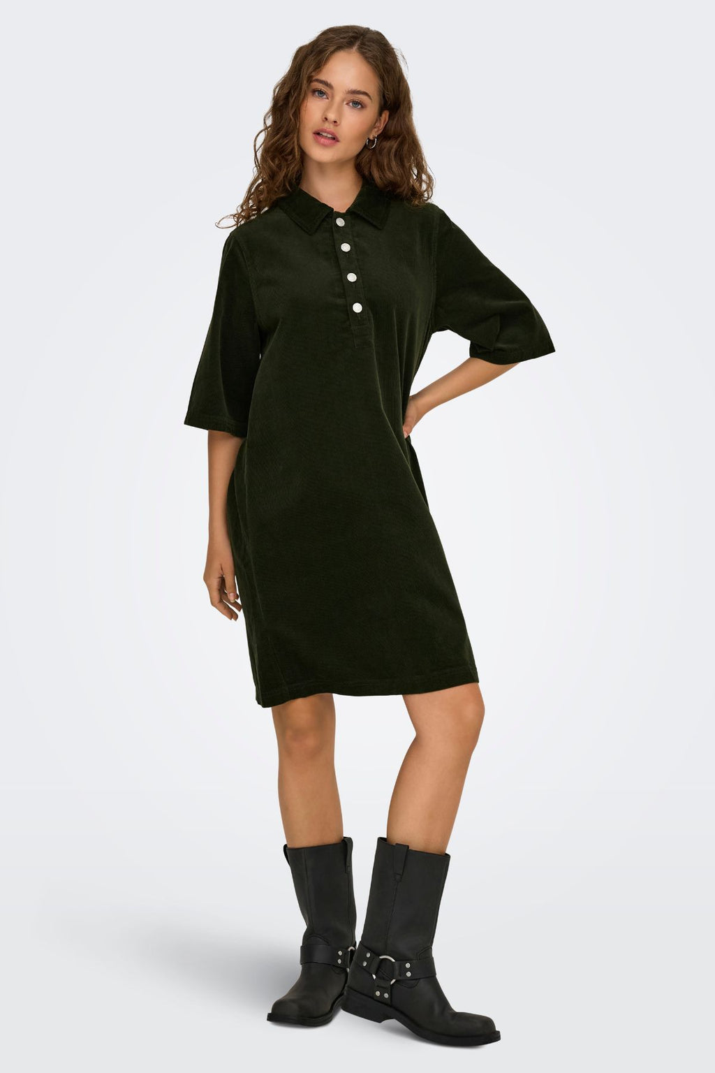 Nessa Manchesterklänning - Rosin