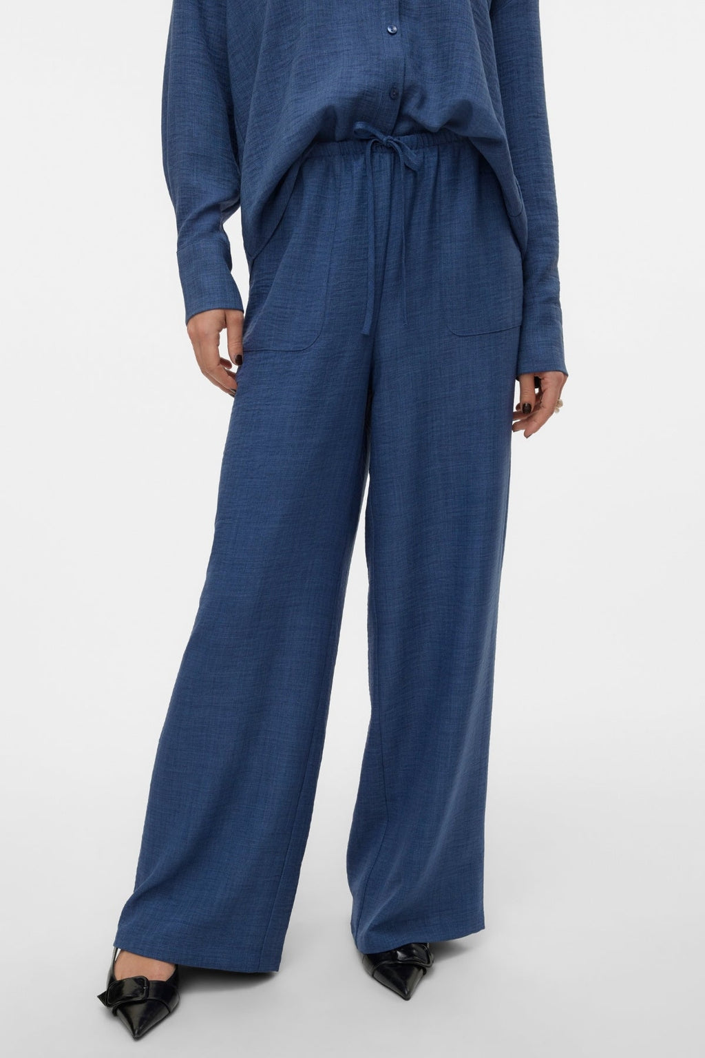 Melaney Loose Byxa - Navy Blazer