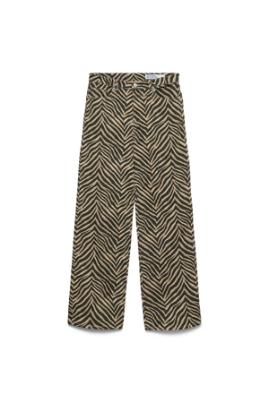 Tessa Vida Stretchjeans - Silver Mink Zebra