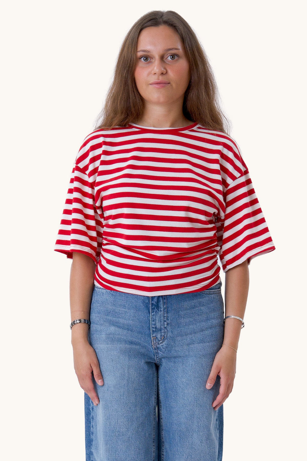 Pataya T-shirt - Röd/Vit