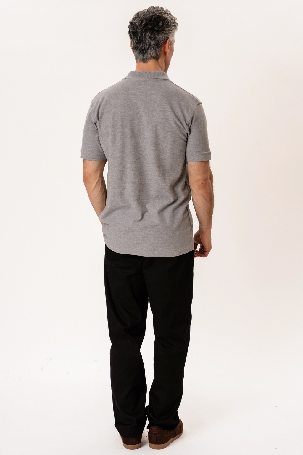 Basic Polo - Grå