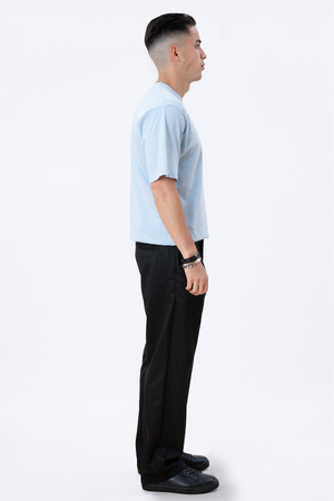 Heavy Oversized T-shirt - Puderblå