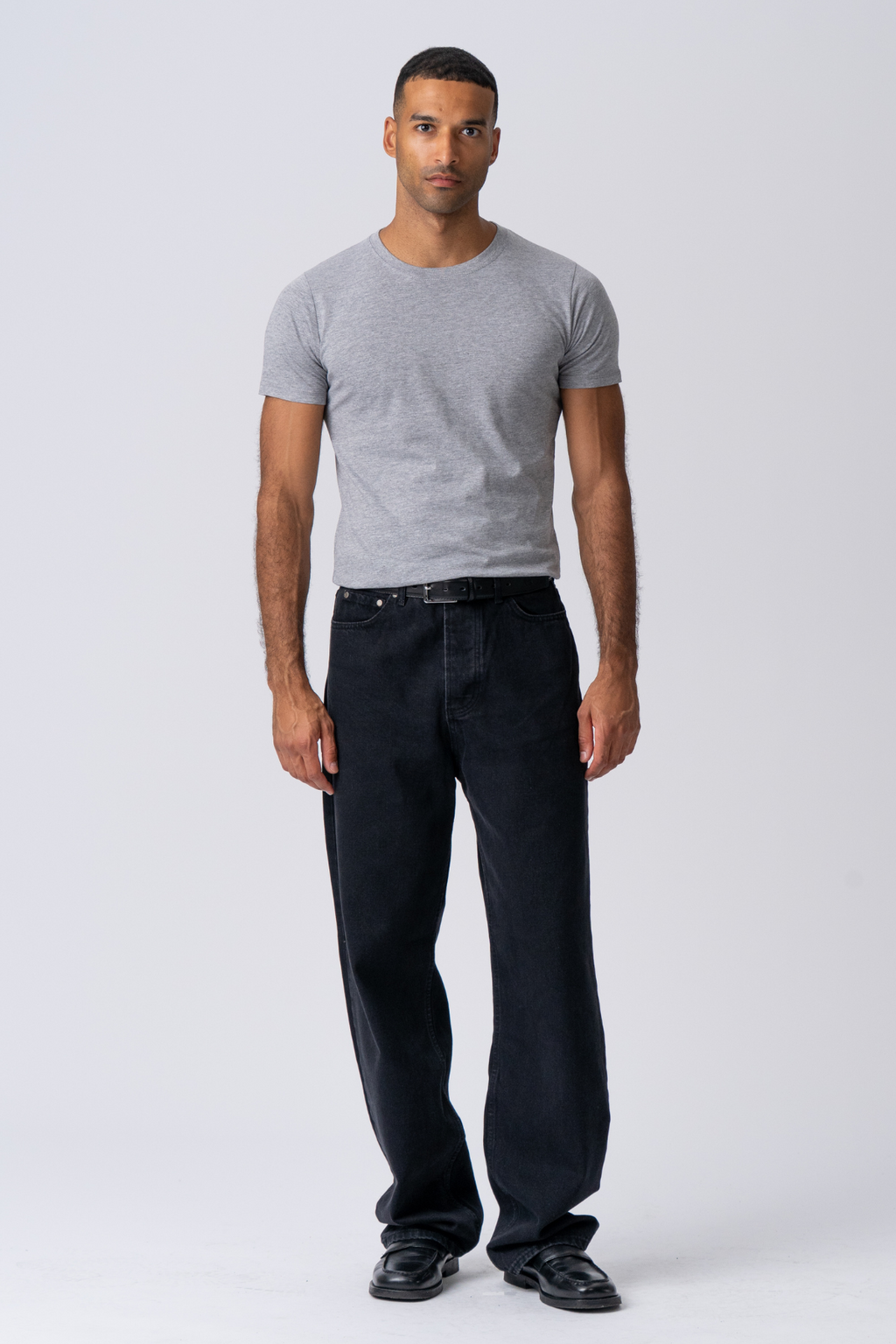 Muscle Tee - Ljusgrå