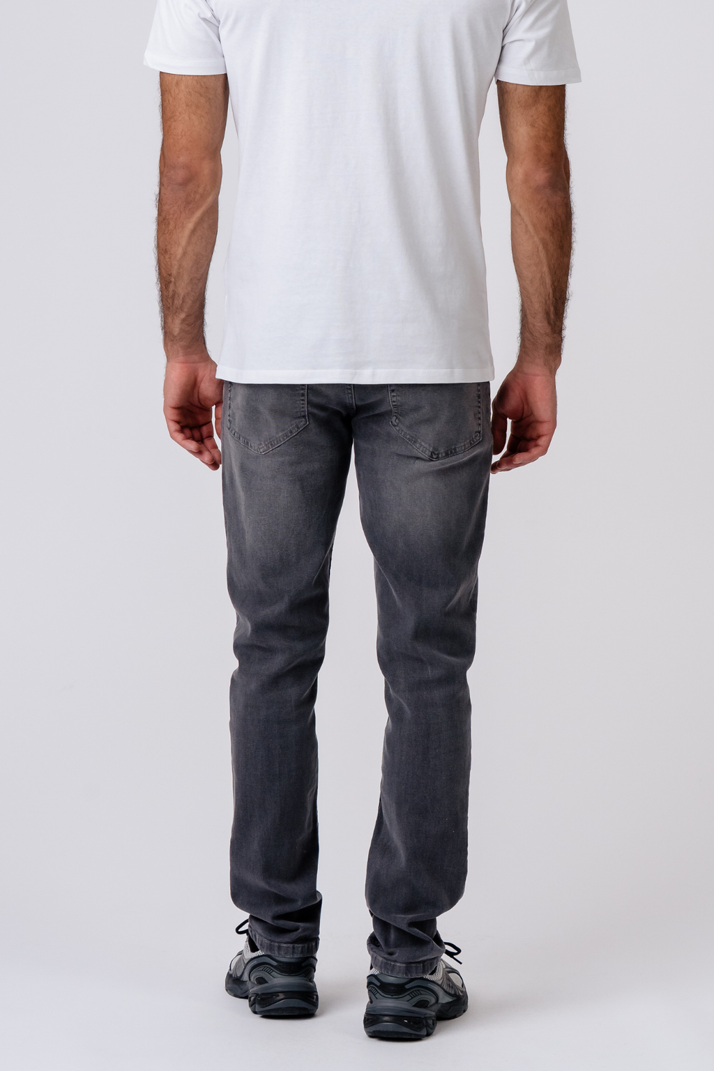 Performance Jeans (Regular) - Grå Denim