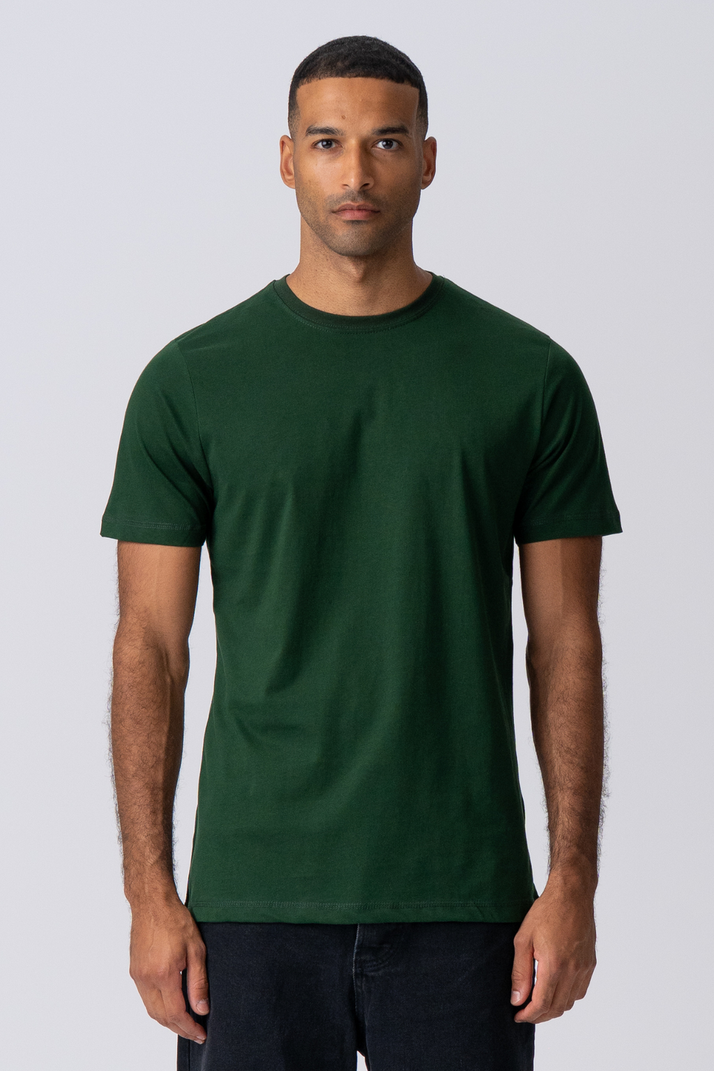 Basic Tee - Mörkgrön