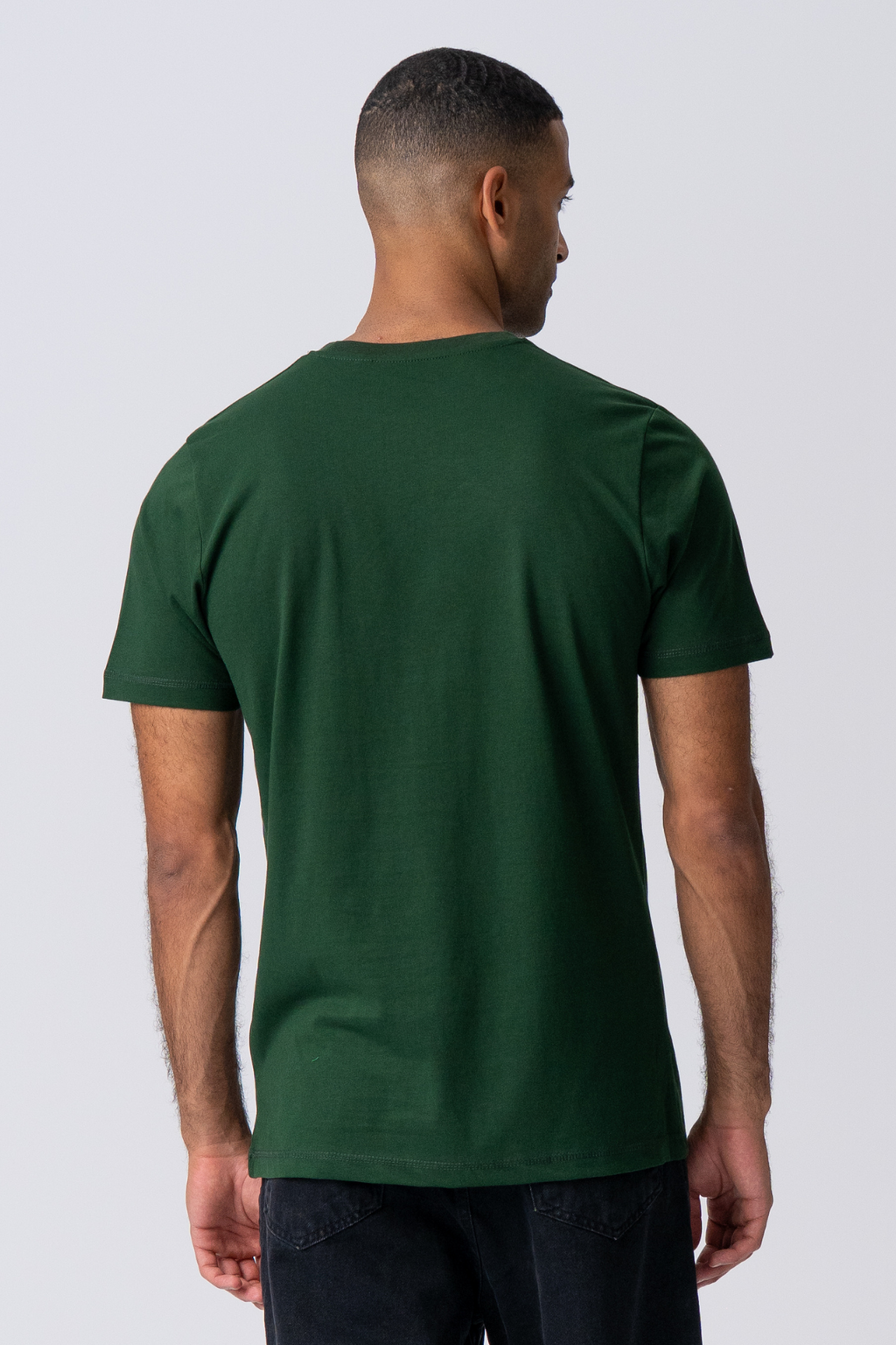 Basic Tee - Mörkgrön