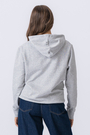 Sweatshirt Hoodie - Askgrå