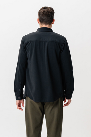 Performance Regular Overshirt - Svart