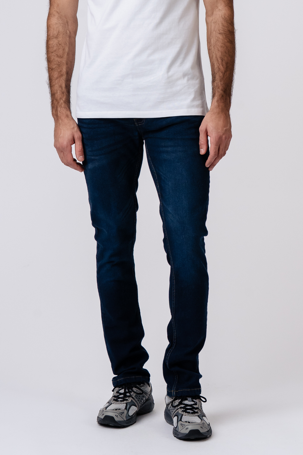 Performance Jeans (Regular) - Dark Blue Denim