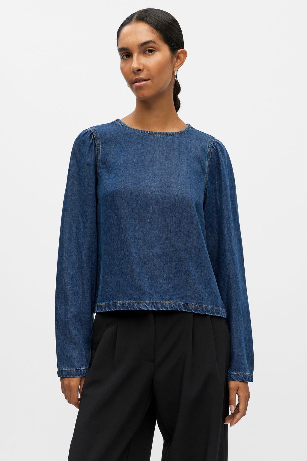 Frame Topp - Mörkblå Denim