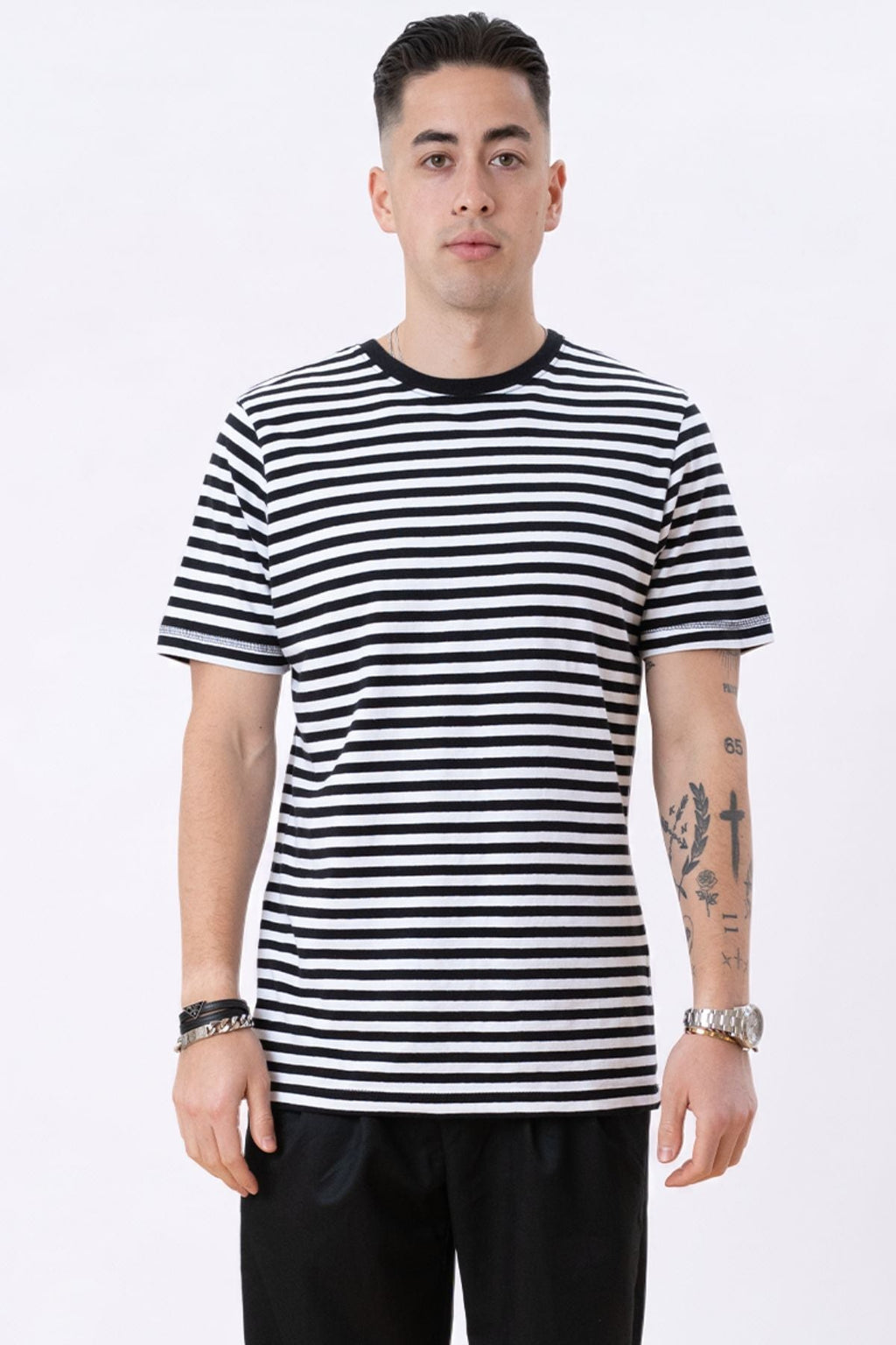 Nörregade Stripe - Svart-Vit