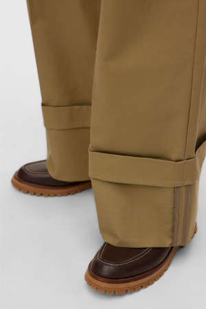 Kora Wide Fold Up Pants - Sjöjungfru
