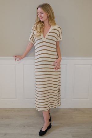 Victoria klänning - Vit-beige