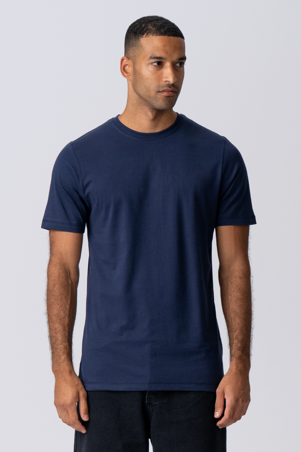 Basic T-shirt - Marinblå