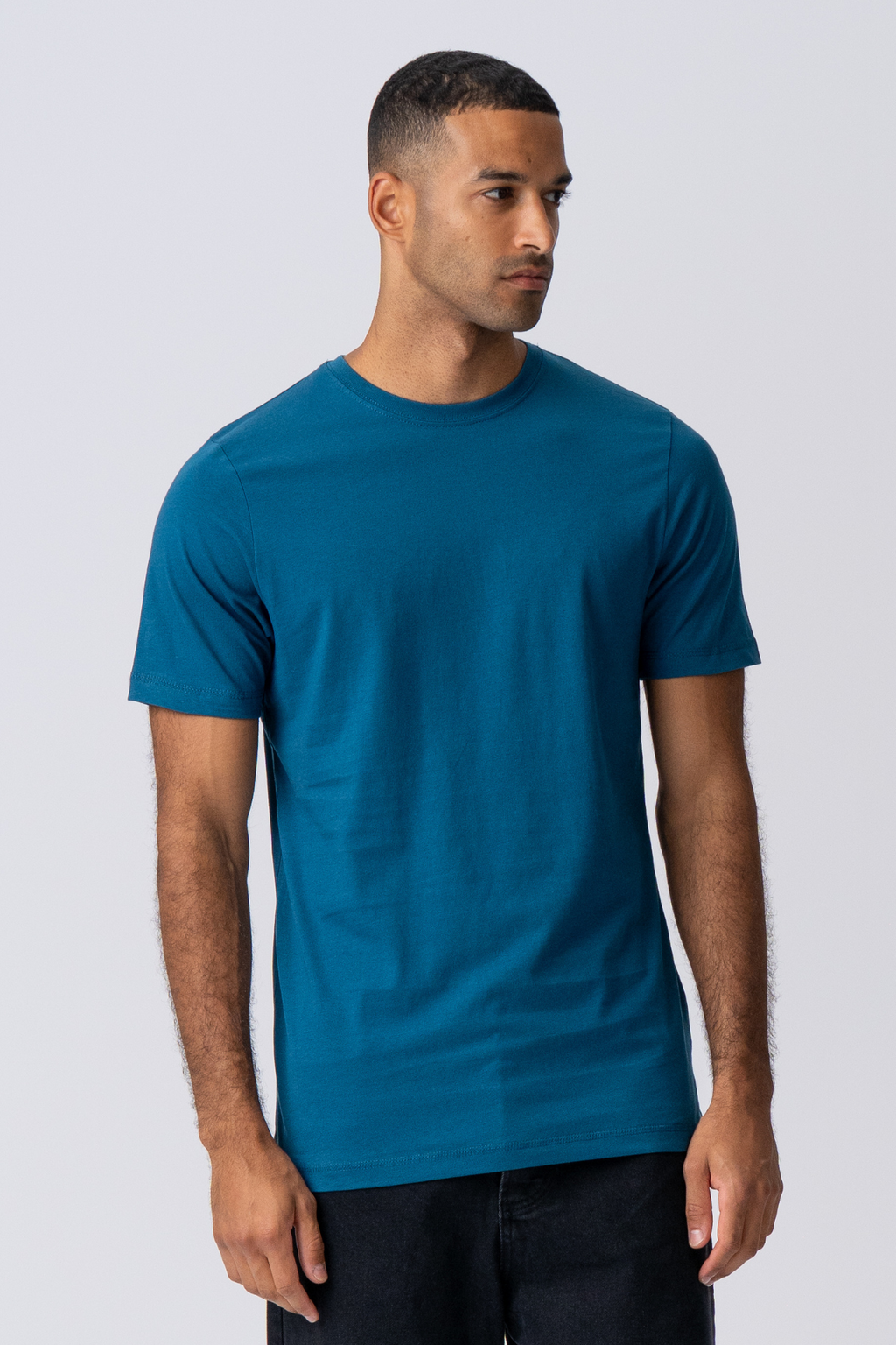 Basic Tee - Petroleumsblå