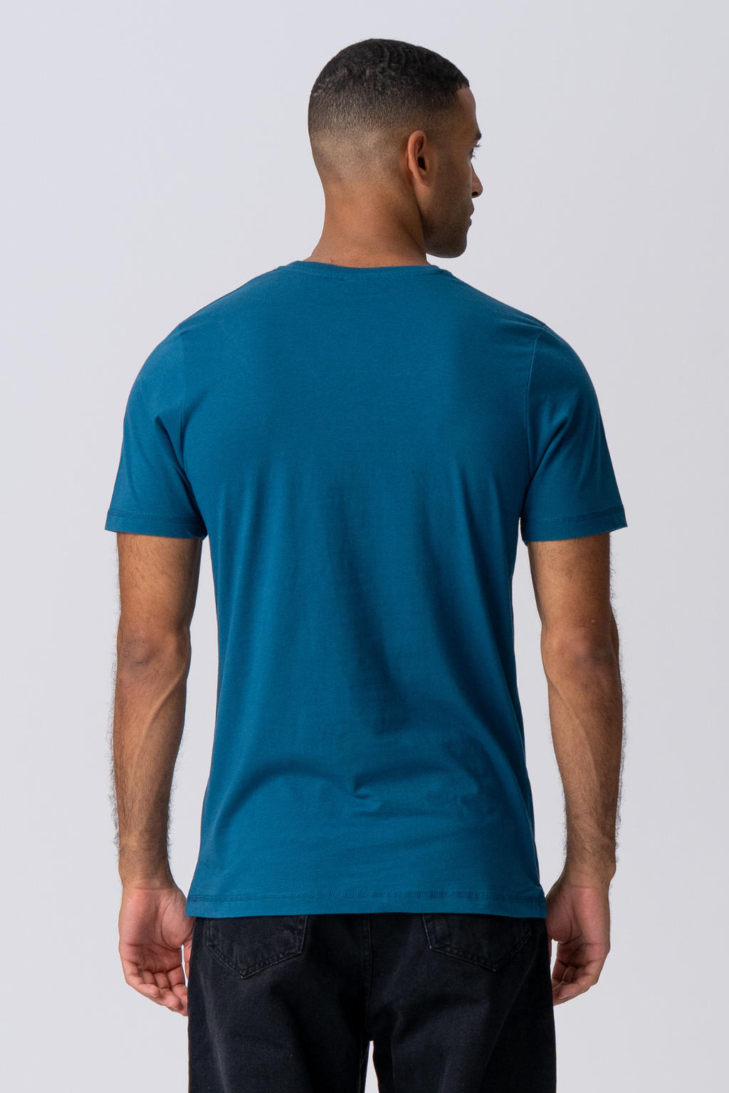 Basic Tee - Petroleumsblå