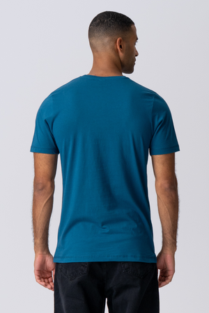 Basic Tee - Petroleumsblå
