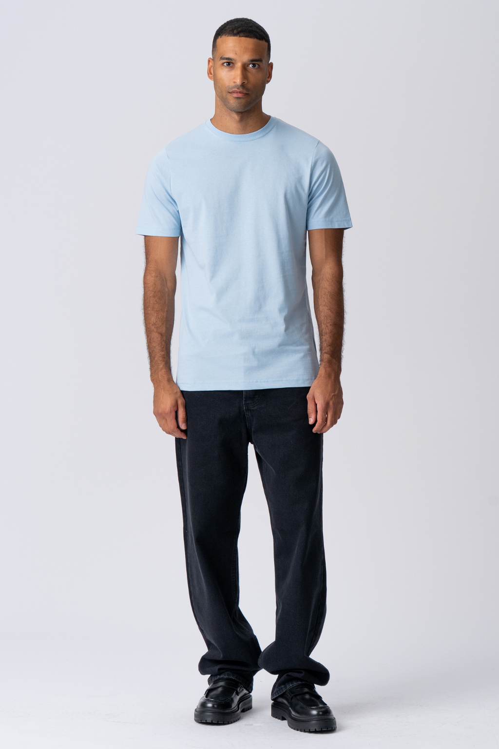 Basic Tee - Ljusblå