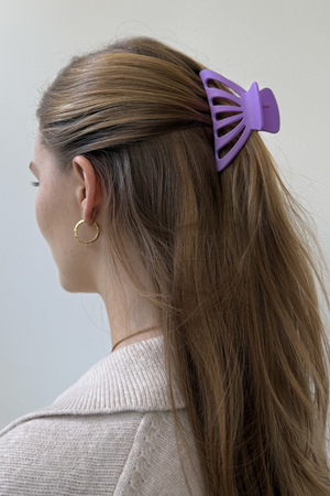 Ihålig Hårklämma - Lila