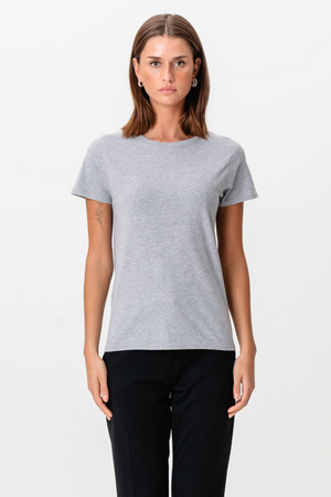 Basic Tee - Oxford Grå