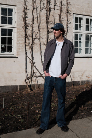 Short Zip Jacket - Grå