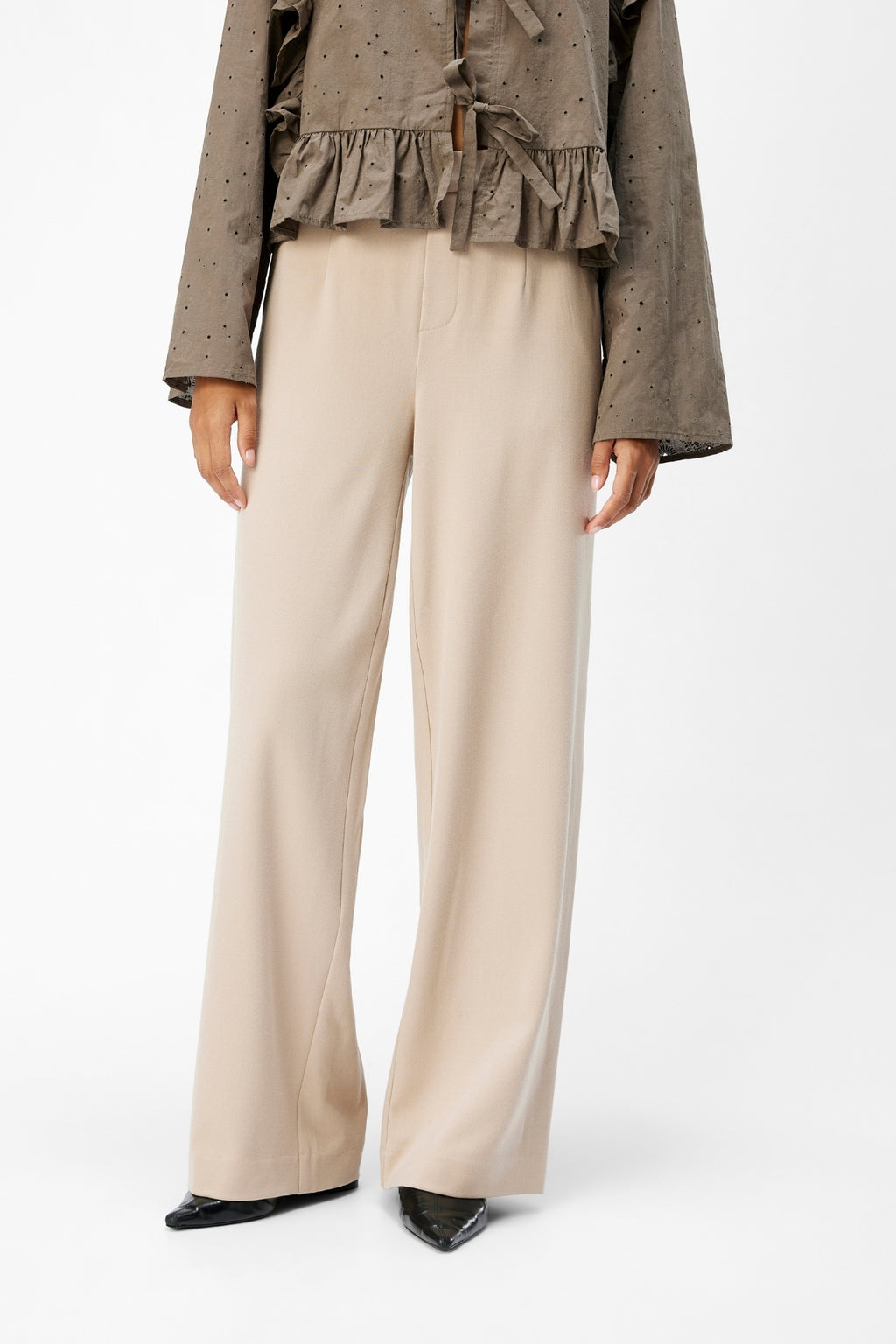 Lisa Wide Pants - Humus