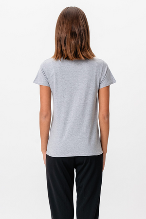 Basic Tee - Oxford Grå
