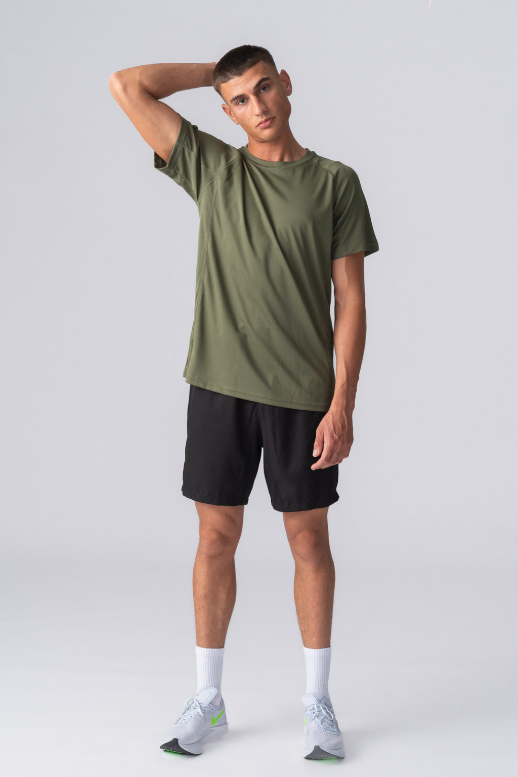 Gym Tee - Armygrön