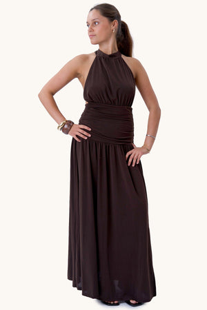 Olivia Dress - Brun