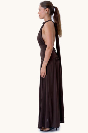 Olivia Dress - Brun