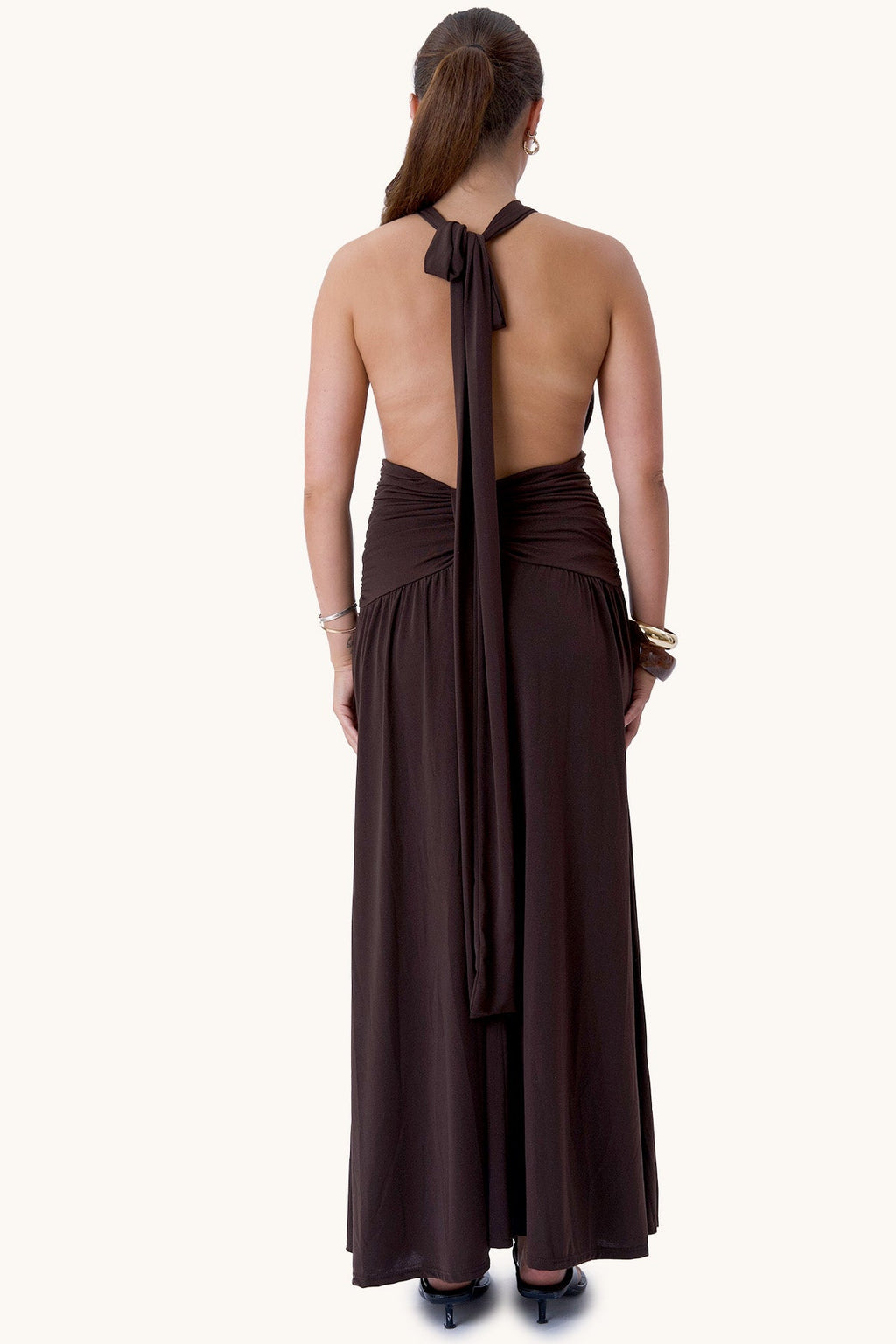 Olivia Dress - Brun