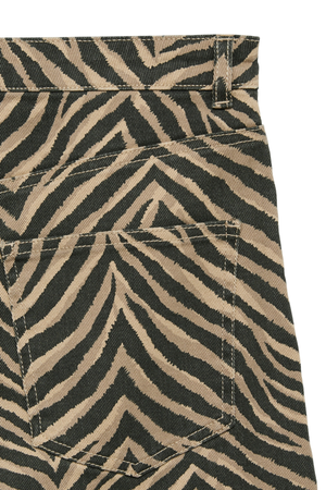 Tessa Vida Stretchjeans - Silver Mink Zebra