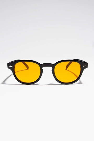 Ethan Sunglasses - Svart/Orange