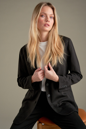 Klassisk fit Blazer - Svart