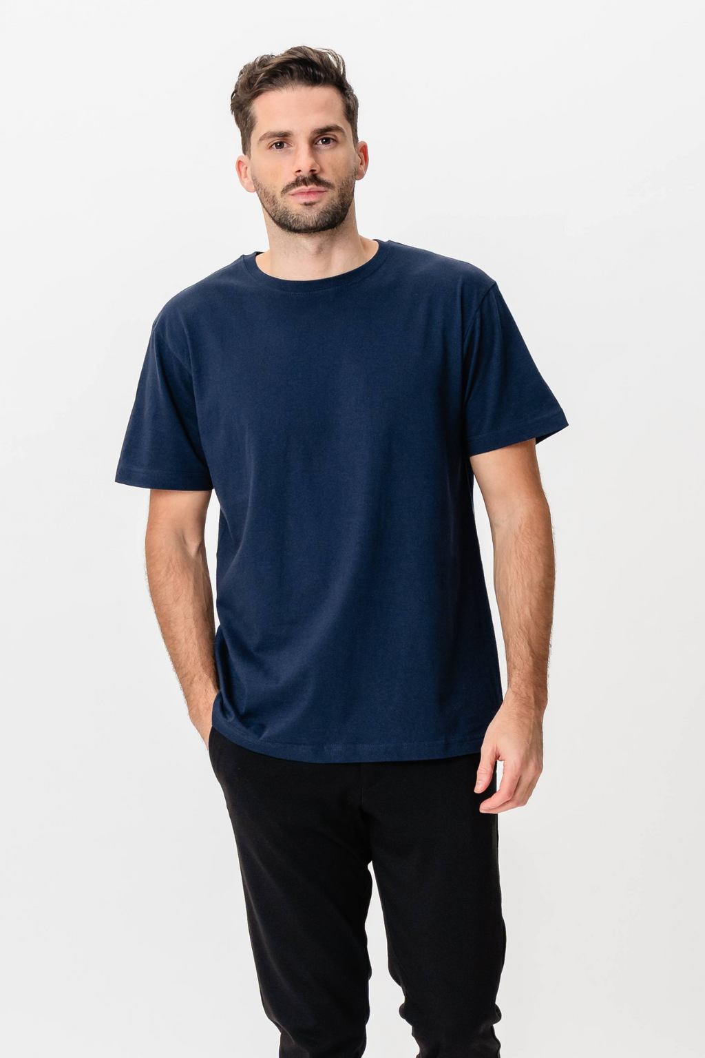 Basic Joy T-shirt - Marinblå