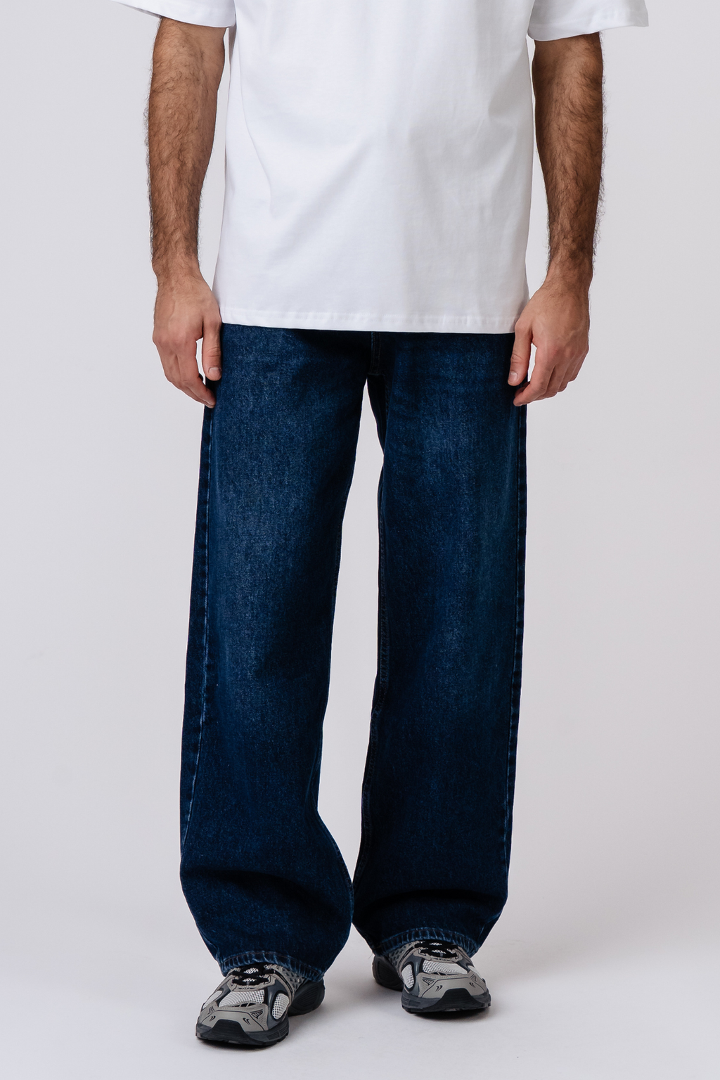 Baggy Jeans - Mörkblå