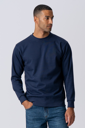 Essential Crewneck - Marinblå